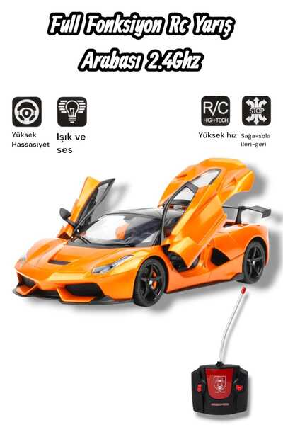 Fidan oyuncak RC Spor Yarış Arabası 2.4GHz – Full Fonksiyon, Işık ve Ses