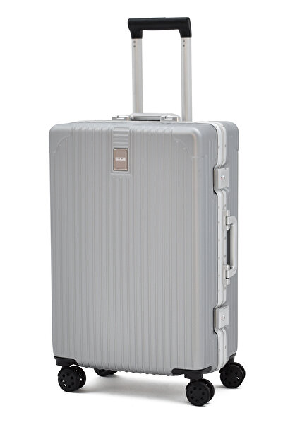 ELATAE Alüminyum Alaşımlı Orta Boy Valiz – TSA Kilitli, Ultra Dayanıklı Sert Kabuk, 360° Sessiz Teke