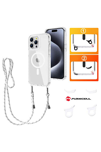 Apple Θήκη MagFrame για iPhone 15 Pro, AntiDrop 2in1, Αποσπώμενο κορδόνι, Δια...