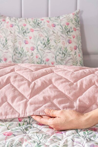 Rivaİstanbul Cherie Quilted Double Cotton Pique & Bedspread