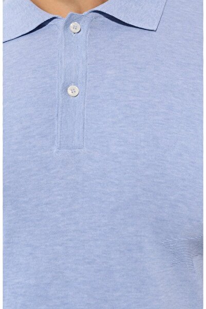 PAUL&SHARK MEN'S KNITTED POLOSHIRT C.WCOTTON