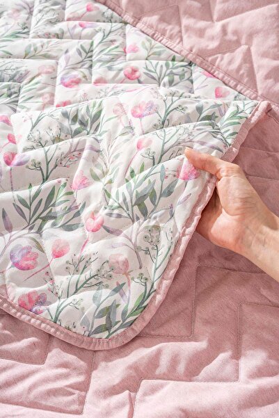 Rivaİstanbul Cherie Quilted Double Cotton Pique & Bedspread