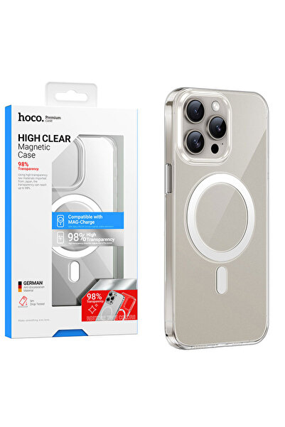 Apple Hoco Case (AS4) for iPhone 15 Pro Max - MagSafe, Antidrop, UltraTranspa...