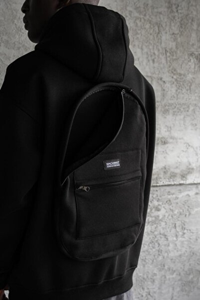 Machinist Men's Bag Zip Hoodie Black