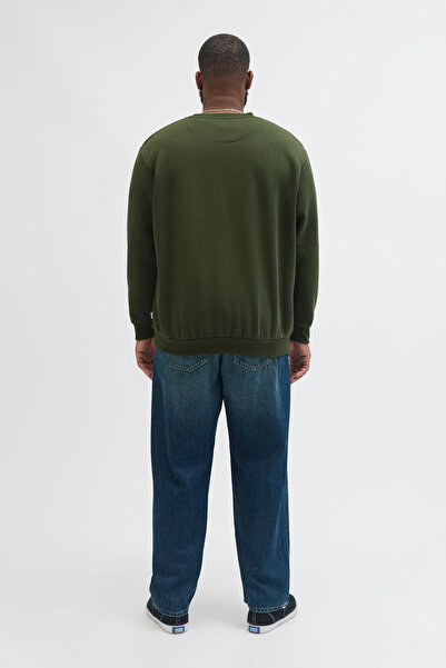 Jack & Jones Plus Size Crew Neck Sweatshirt - Bradley