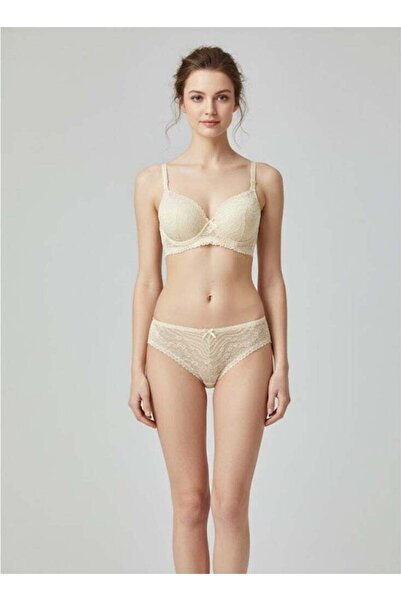 Comfort Women’s Padded Lace Bra & Panty Set – Floral Lace, Underwired Support, Everyday