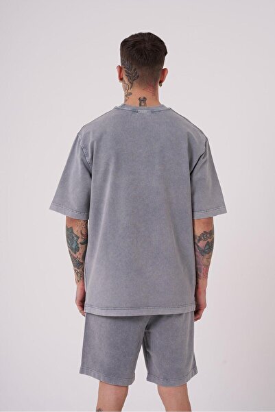 Machinist Men's Basic Washable Relaxed T-Shirt Gray