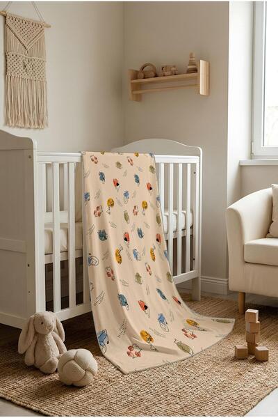 Dolce Mariee Animal Patterned Soft Touch Thermal Baby Blanket Cbt0001