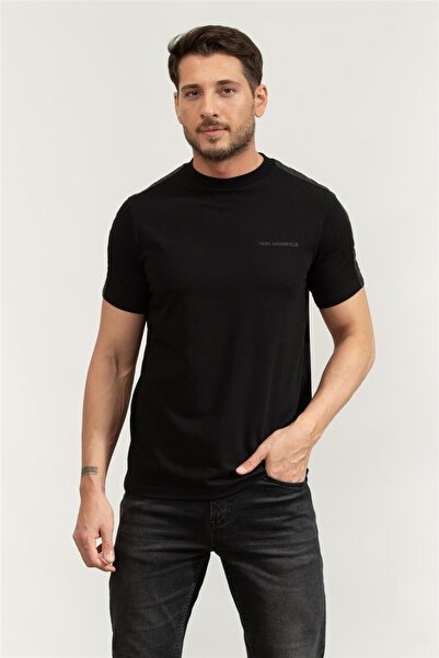 Karl Lagerfeld Crewneck Erkek Bisiklet Yaka T-Shirt