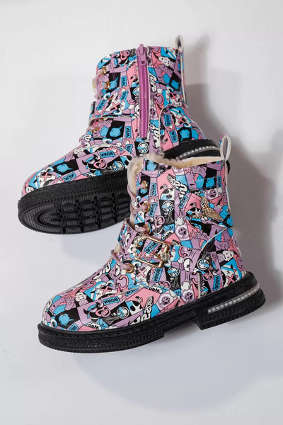 Zaira Ghete fete imblanite mov din piele ecologica Eliza #23129 - 30