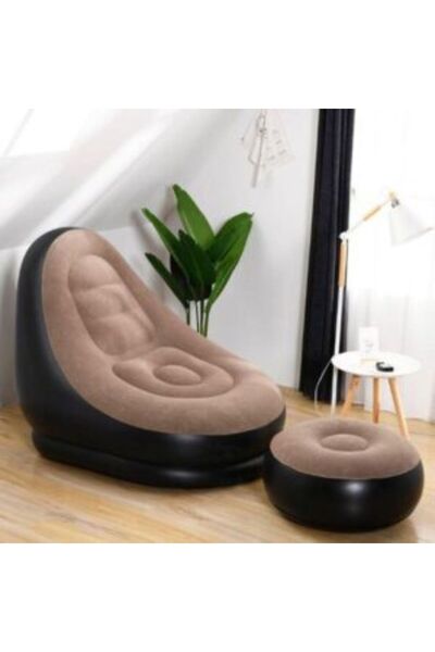 OEM Inflatable lounger with footrest