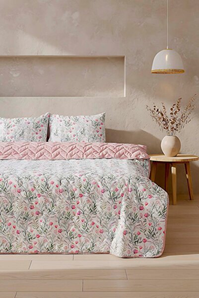 Rivaİstanbul Cherie Quilted Double Cotton Pique & Bedspread