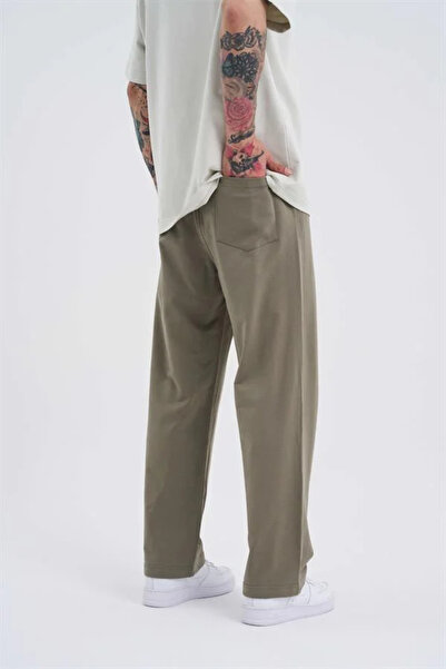 Machinist Χαλαρό Φαρδύ Φούτερ Χακί