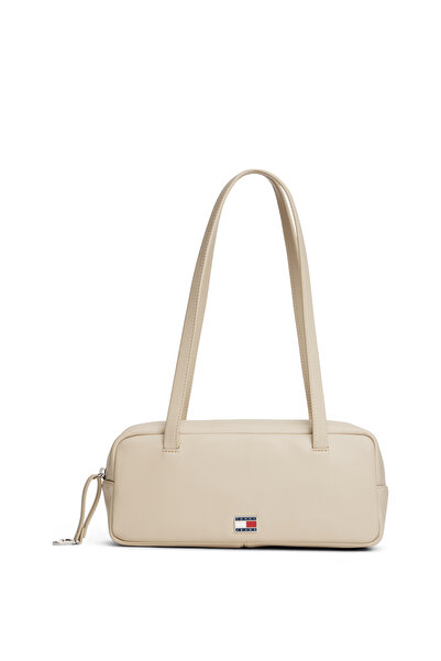 Tommy Hilfiger Women Beige City Logo Shoulder Bag