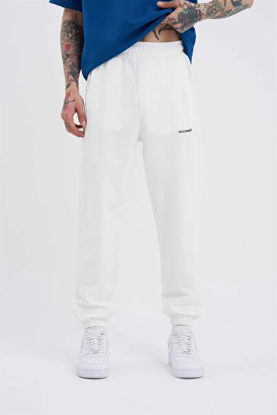 Machinist Ανδρικό Φούτερ Αθλητικό Ελαστικό Πόδι Εκρού