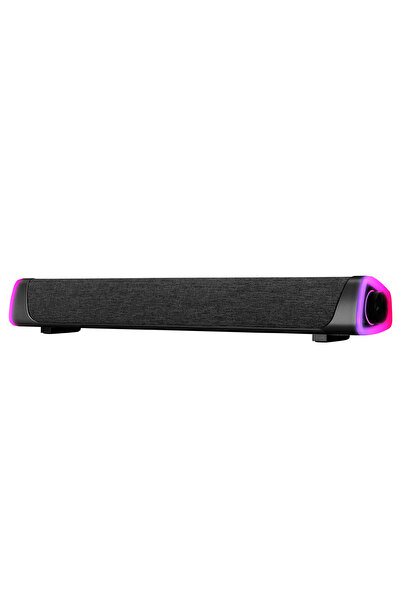Mikado MD-SBT26 Siyah 3W*2 1200mAh Bluetooth, TF Card Led Işıklı Soundbar Spe...