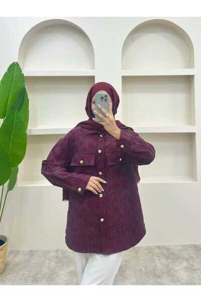 lurex moda Gold Buttoned Shirt