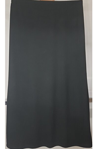 N.Y.YILDIZ Yildiz Fruze Crocheted Pleated Large Size Lined Elastic Waist Flexible Mothers Two-Piece A-Line Skirt