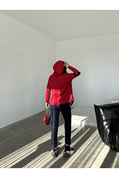 rengamoda Women's Hooded Hem Detail Two Thread Fabric Double Set (Color Options)