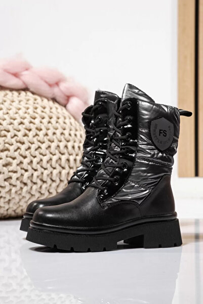 Zaira Girls' gray fur boots made of eco-leather Despina #23118 - 37