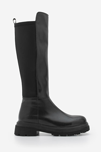 Marjin Women's Stretch Thick Sole Daily Boots Zineva Black