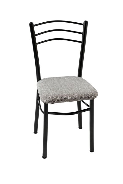 Turanyolu Metal Gövdeli Gri Döşemeli Sandalye – Dayanıklı & Şık Tasarım