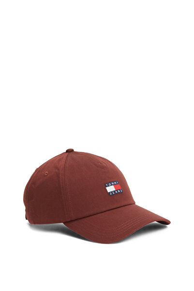 Tommy Hilfiger Men Brown Heritage Logo Twill Baseball Cap