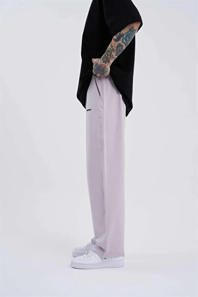 Machinist Men's Basic Oversized Baggy Sweatpants Pearl Gray