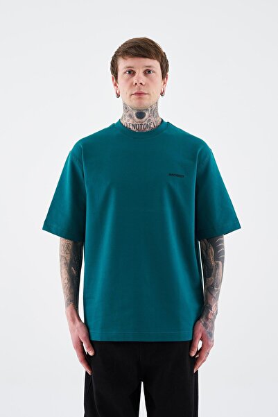 Machinist Men's Relaxed Basic Cotton T-Shirt Oil Green