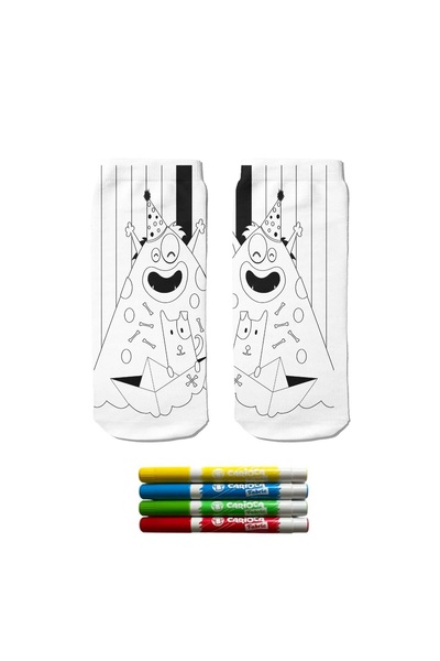 Ogobongo цифрови печатни цветни чорапи