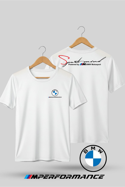 VİZYON İKRA Bmw m Sport Printed Unisex Basic T-Shirt - All Age Groups