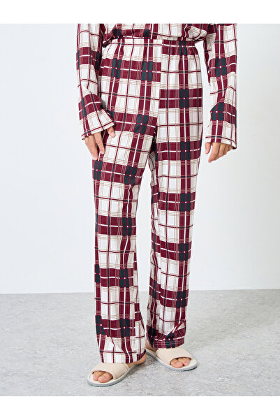 Styli Men Checked Oversized Shirt and Pyjama Set