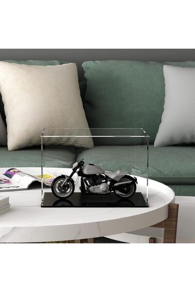 Slasa Wide Acrylic Display Case 36.8×27.9×27.9cm for Models & Collectibles