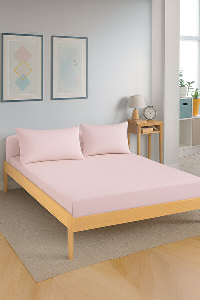 TEXTİLEGARDEN Elastic Ranforce Fitted Sheet, Fitted Sheet with Pillow, Fitted...