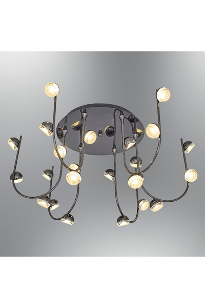 Özcan Aydınlatma 2843-24-24 Aster 24'lü Plafonyer PLATİN Renk