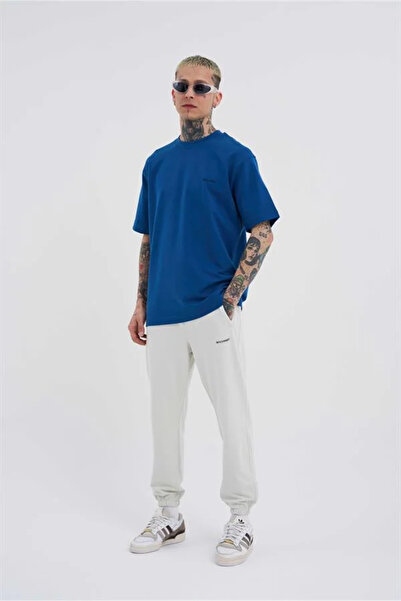 Machinist Ανδρικό Φούτερ Jogger με ελαστικό πόδι, χαλαρό και βασικό, Space Grey