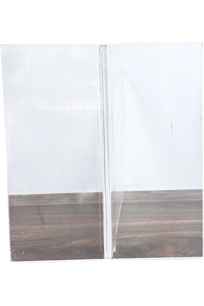 Generic Clear Acrylic L-Shaped Display Stand, Transparent Perspex Sign Holder, A4/A5/Custom