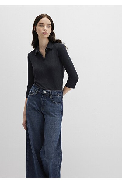 Mavi Polo Collar Modelli Combed Cotton Anthracite