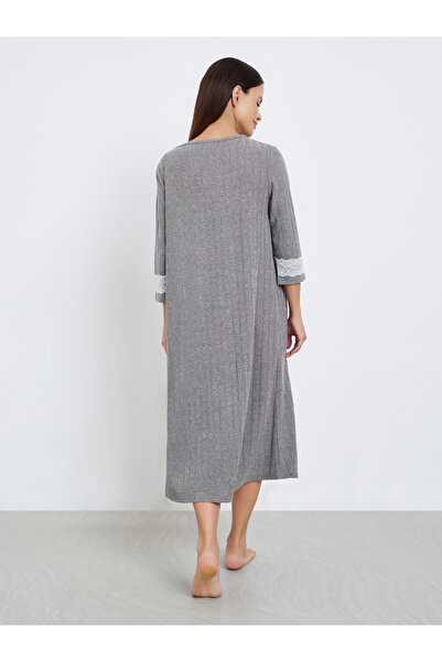 Styli Square Neck Knit Nightdress