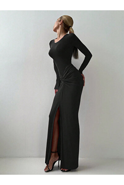 Take Two By Styli Women Fitted Bodysuit and Twist Front Skirt Co-Ords