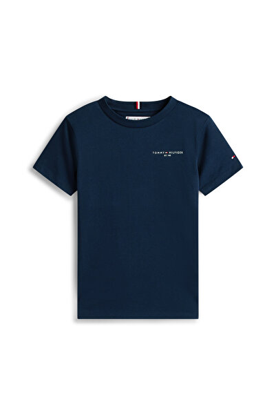 Tommy Hilfiger Kids Navy Logo Jersey Crew Neck T-Shirt