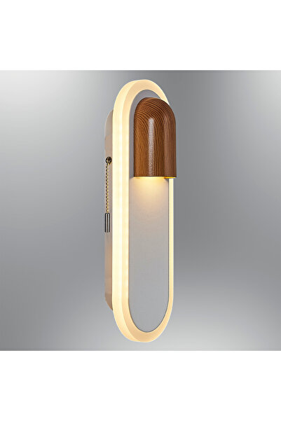 Özcan Aydınlatma 2723-01-14 Torch LED Aplik on-off switch MEŞE Renk