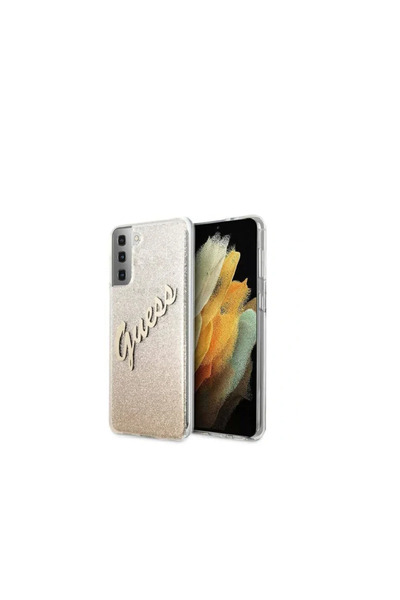 Guess Husa Originala Case for Samsung Galaxy S21 Ultra PC/TPU Vintage Gradient Gold