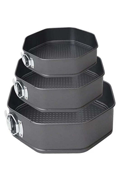 OEM Set of 3 Octagonal Cake Pans – 3 Different Sizes