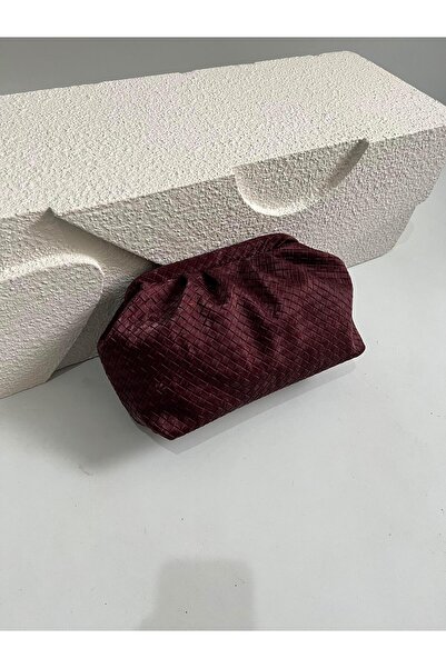 Mia Collection Τσάντα χειρός και γυναικεία τσάντα ώμου Block Model Claret Red