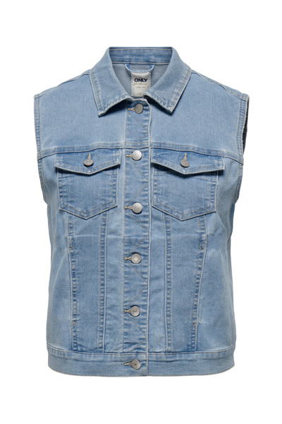 ONLY Vestă de blugi Only, albastru