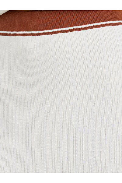 Styli Off White A-Line Maxi Skirt