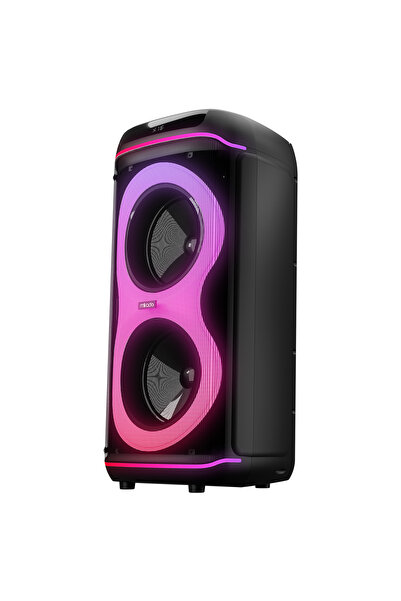 Mikado MD-63BT 60W 1 Adet Kablosuz Mikrofonlu USB+TF+TWS+AUX+BT Destekli Siya...