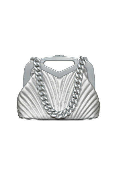 SPROUT fresh Silver Gray Evening Bag
