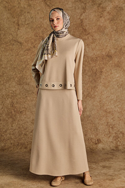 Setrms Çift Cepli Örme Etek